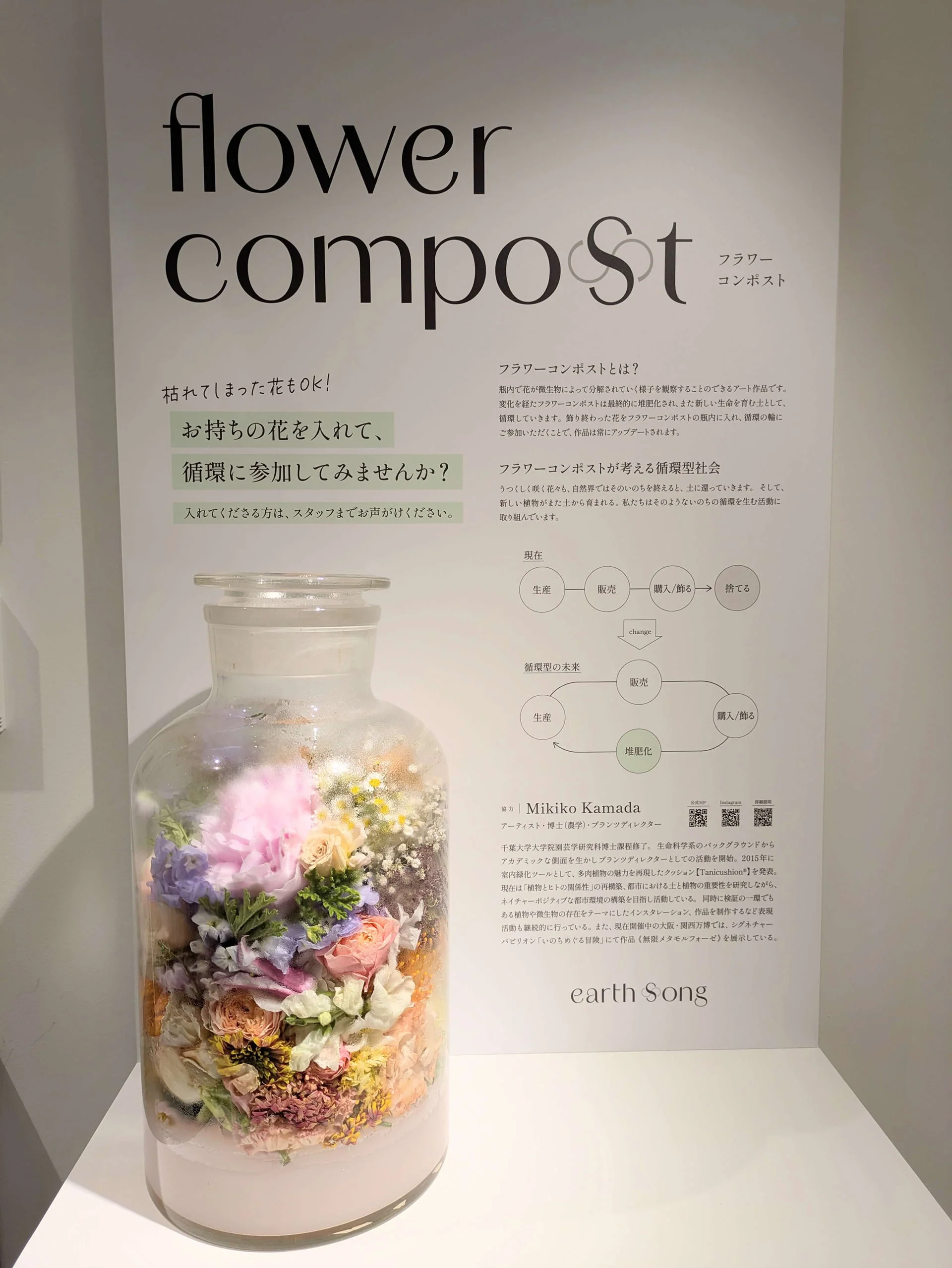 フラワーコンポスト写真